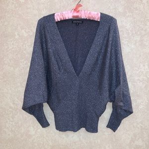 Express Design Studio Shimmer Blouse M